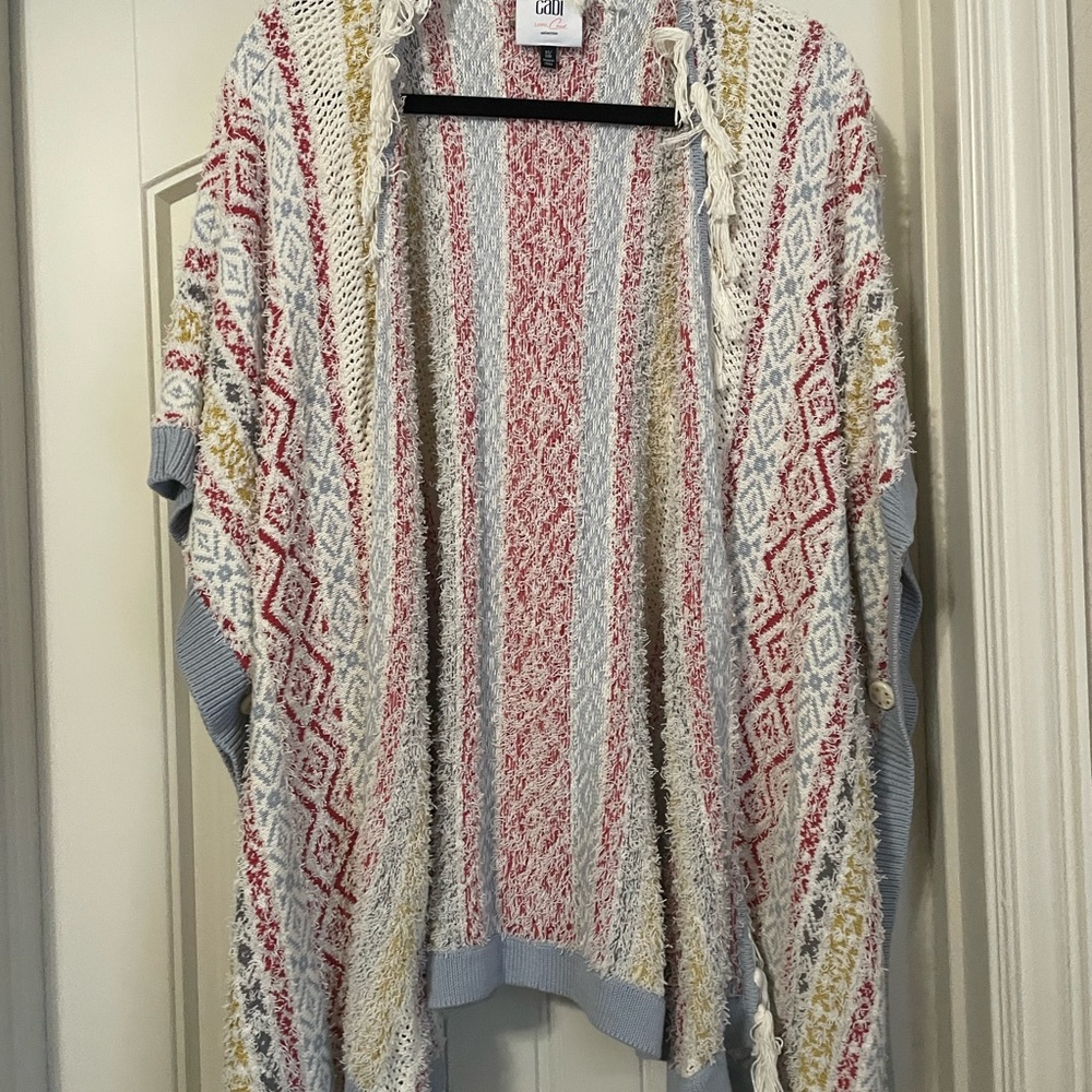 EUC CAbi Siesta Poncho size XS/S
